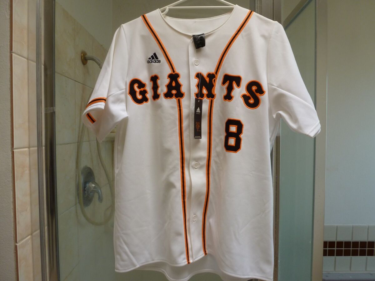 NEW ADIDAS Japan TOKYO YOMIURI GIANTS Baseball Jersey White Pink Embroidery  Med