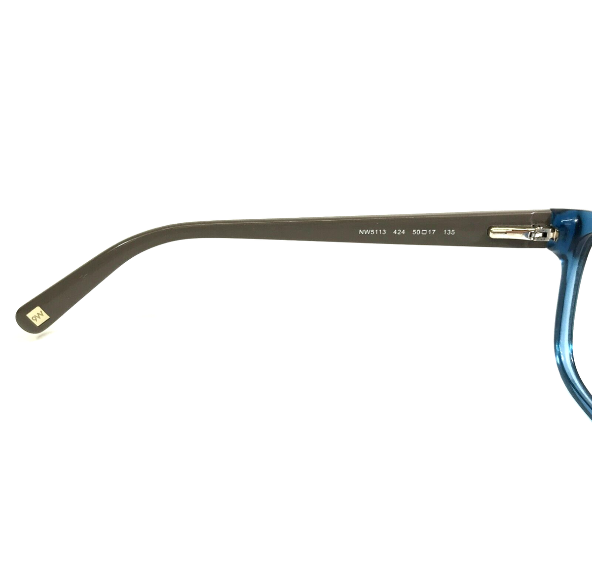 Nine West Eyeglasses Frames NW5113 424 Clear Blue Gray 