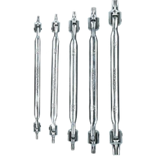 Male Torx / Star Flexi Double Ended Swivel Head T15 - T60 5pc 10 Sizes