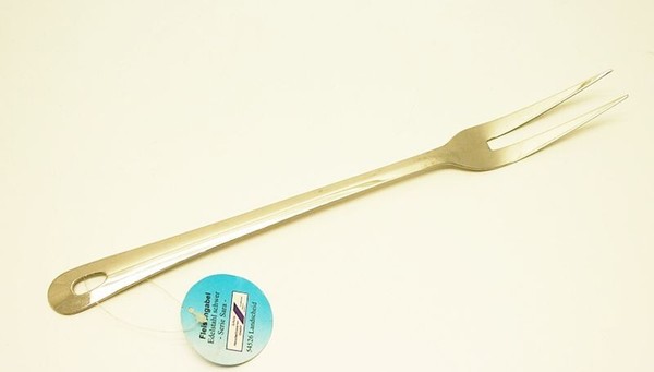 Top Fleischgabel Serviergabel Gabel KüChenhelfer 33 Cm Edelstahl Schwer-image