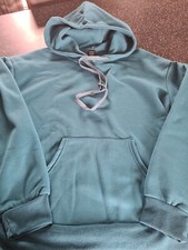 SHEIN TEAL HOODED SWEATSHIRT SIZE SMALL