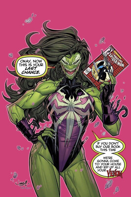 WHAT IF...? VENOM #1 (JONBOY MEYERS 1:100 RATIO VIRGIN VARIANT) COMIC ~ Marvel