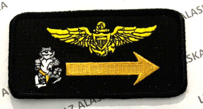 U.S. NAVAL AVIATOR VF-103 SLUGGERS F-14 TOMCAT NAMETAG PATCH (N16)