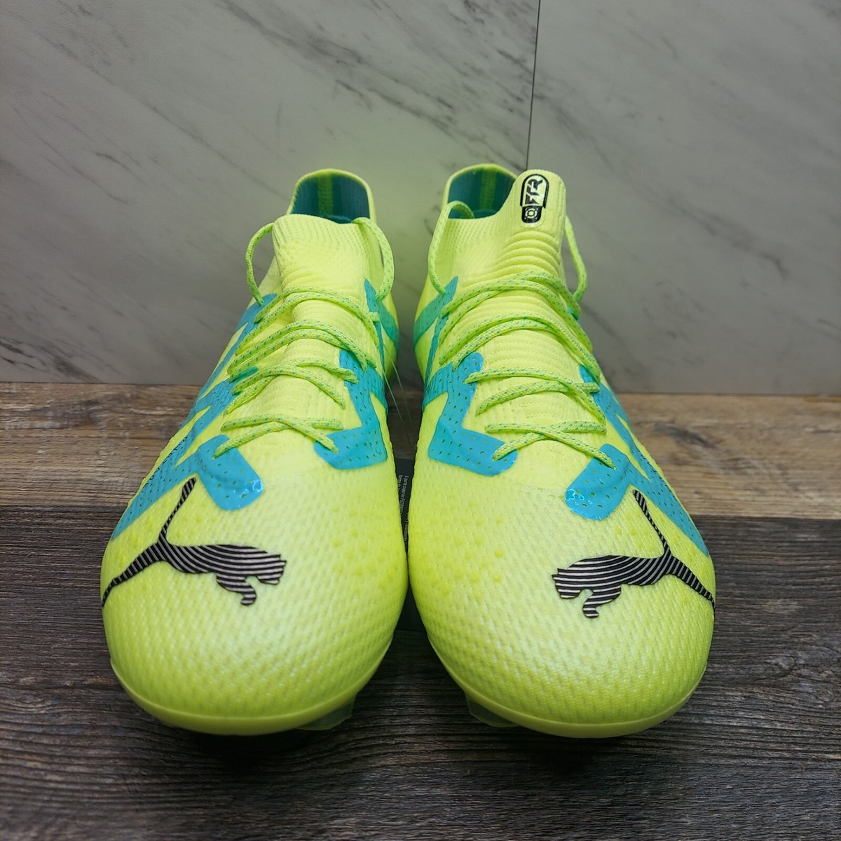 Puma Future Ultimate FG AG 107165-03 Soccer Cleats Yellow Green