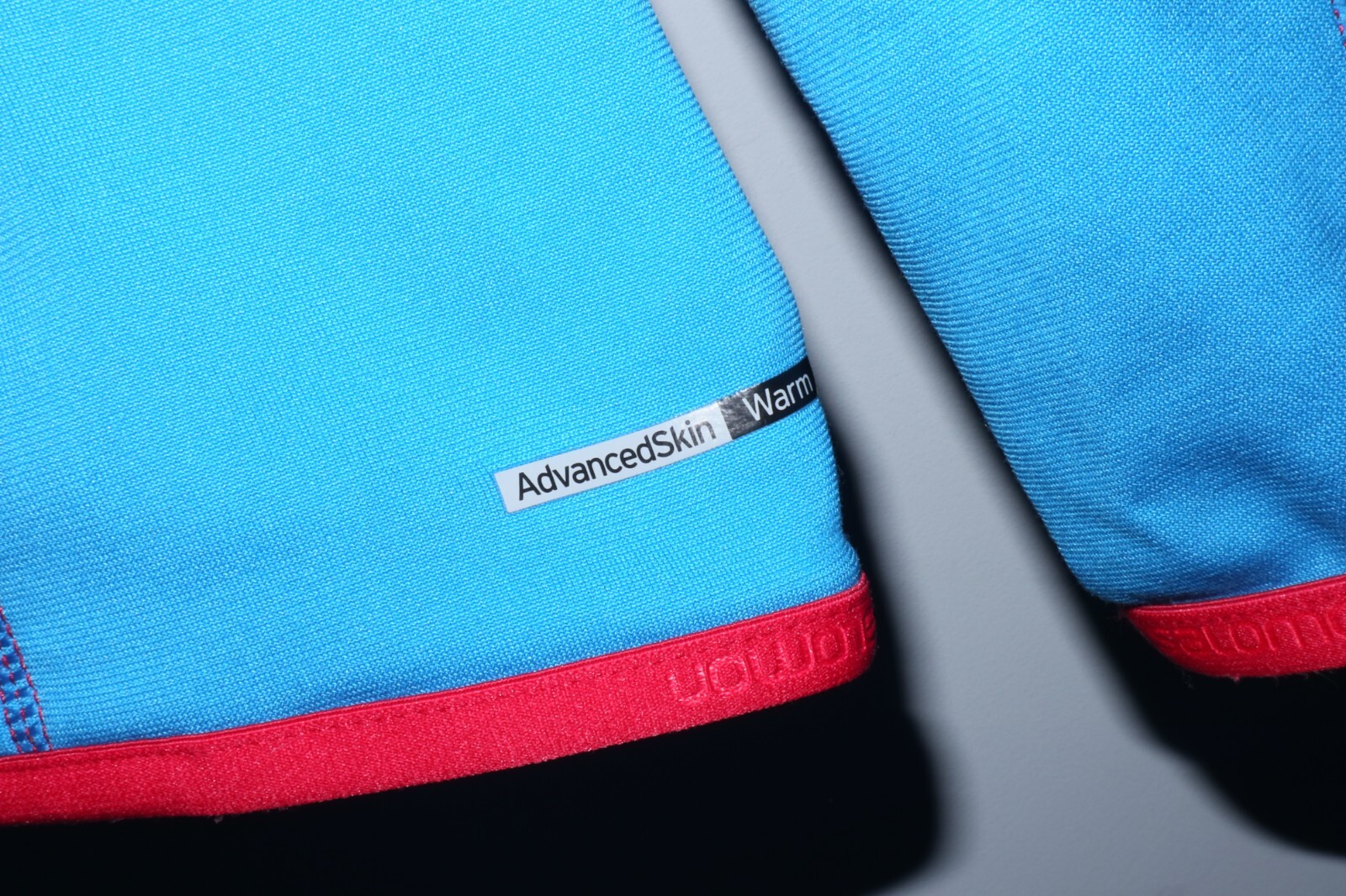 SALOMON donna AdvancedSkin felpa con cappuccio calda cerniera strato intermedio giacca in pile taglia S