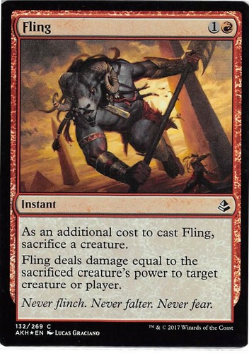 Fling - Amonkhet: #132, Magic: The Gathering Nm C366 | eBay