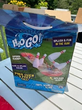 Bestway H2GO 18 feet DOUBLE water slide w SPEED RAMP NO Bowling pins SLIDE ONLY