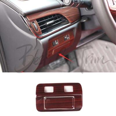 ABS Wood Grain For Cadillac ATS 2014-2017 Frame Trim Headlight Switch Control 2X
