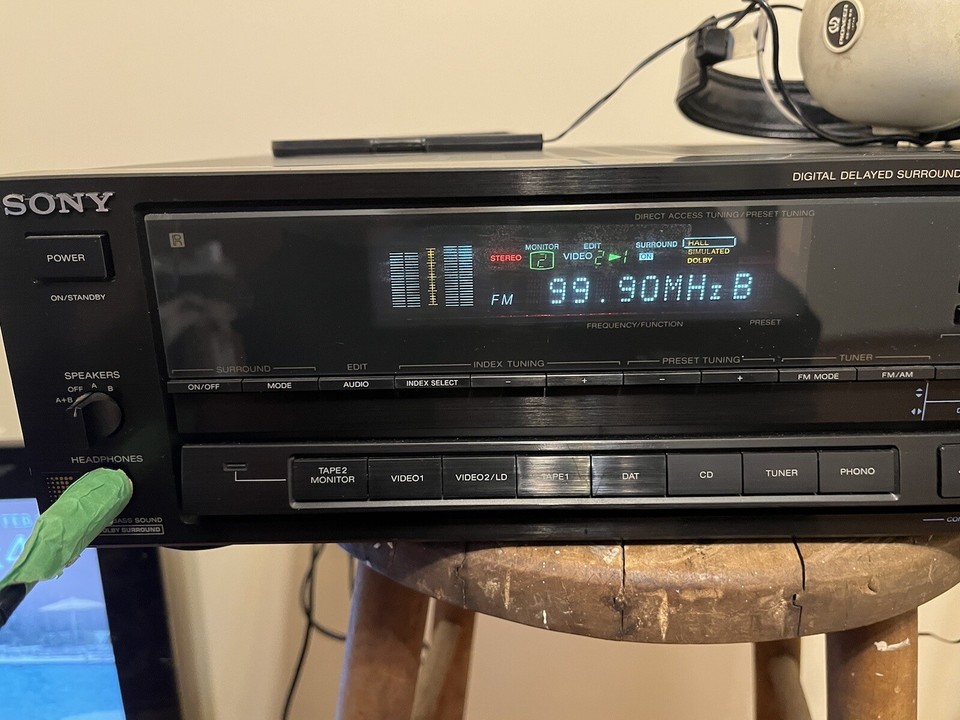 Sony AV Receiver Amplifier STRAV720 Audio Video Surround Tested eBay