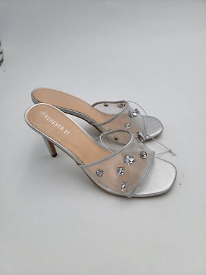 Transparent Strappy Clear Sandals Forever 21 Clear Heels Forever
