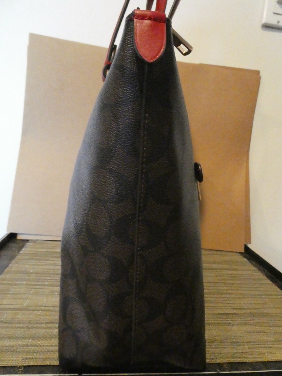 Coach Gallery Tote In Signature Canvas Handbag GOLD/BROWN Coach Gallery Tote In Signature Canvas Handbag GOLD/BROWN