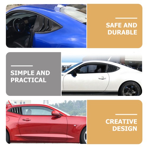 Car Side Vent Decoration Window Louvers for Trim Rear Shutter Cover - Picture 8 of 12