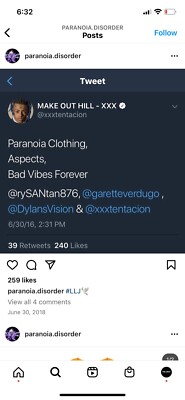 Paranoia Disorder Think  Bad Things- Green Xxxtentacion , Craig Xen, Ski Mask