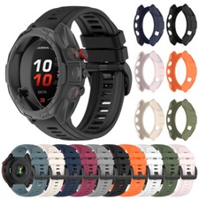 For Garmin Approach S70 Smartwatch TPU Protective Case Soft Silicone Band Strap