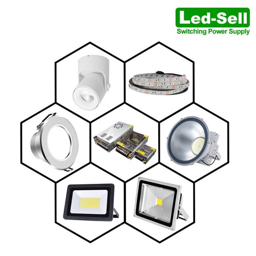 Transformadores de iluminación 110V 220V a CC 5V 12V 48V para fuente de alimentación de tira de LED CCTV - Imagen 5 de 13