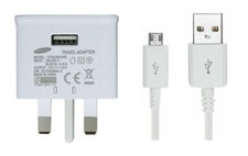 Samsung Galaxy A03 Core A2 Core S5 Mini Mains Wall 1A Charger OR Micro USB Cable