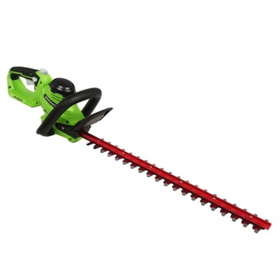 Greenworks 24V 22'' Laser Cut Handheld Electric Cordless Hedge Trimmer  Tool Only