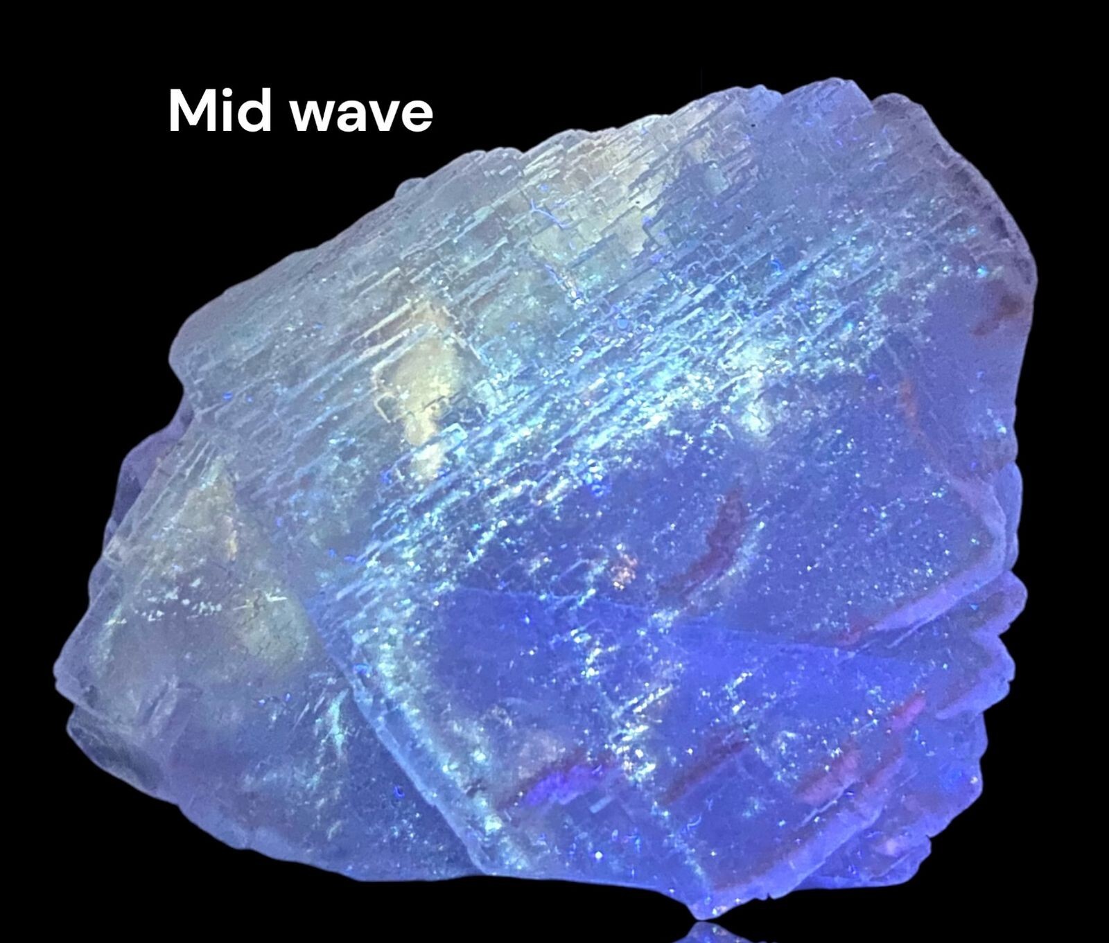 Stunning 107GM Blu Fluorite Crystal Specimen from Skardu Pakistan