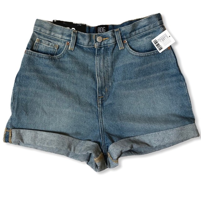 NWT BDG URBAN OUTFITTERS MOM HIGH RISE Denim Shorts | eBay
