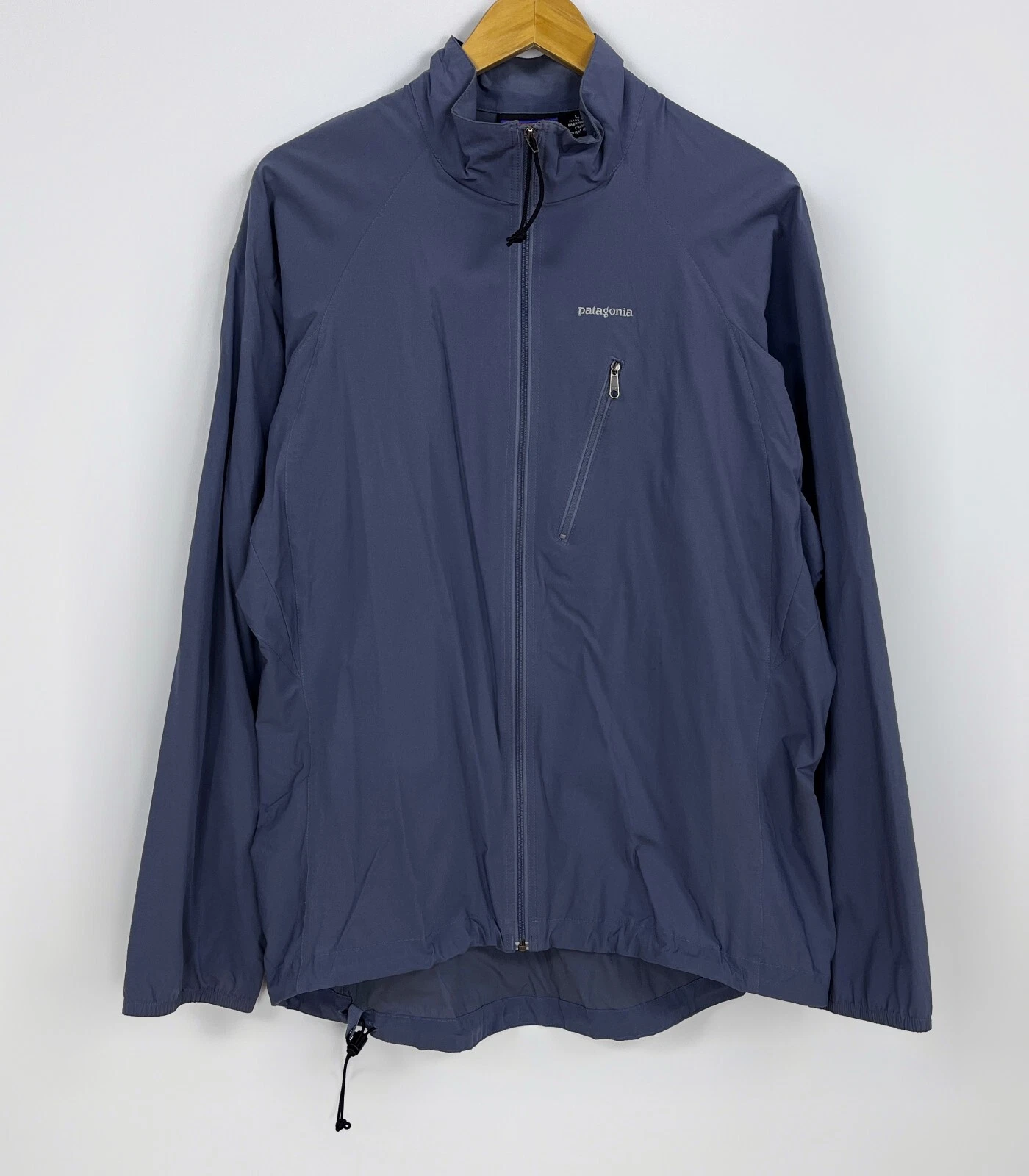 Rare Vintage PATAGONIA Full Zip Nylon Gorpcore Outdoor Softshell Jacket Gray L