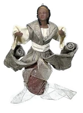 9” Black Angel without Wings Woman Christmas Ornament Midwest Cannon Falls