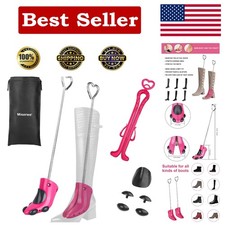 Shoe Stretcher with Plugs  Carrying Bag for Comfortable Fit - Unisex Design