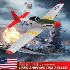 USA VOLANTEX P51 Mustang 4CH RC Airplane Aerobatic Stunt Plane 761-5 RTF Model