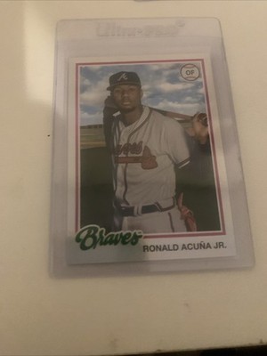 2022 Topps Archives - 1978 Topps Design Ronald Acuña Jr. #167 Rainbow Foil /199
