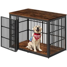 54 Dog Crate Furniture With Foldable Door Xxl Dog Crates For Large Dogs Wo...