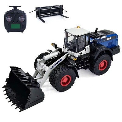 Metall 1/14 RC Hydraulischer Radlader Differentialsperre 2-Gang-Getriebelicht