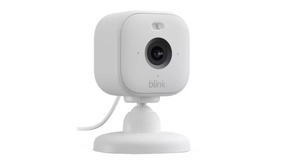 BLINK Mini 2 Full HD 1080p WiFi Überwachungskamera Innen & Außen Plug in - Weiß