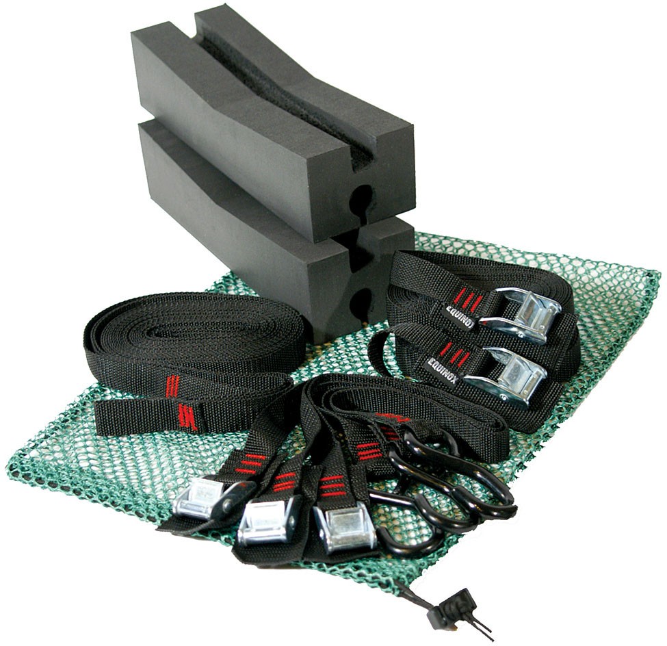 Equinox Deluxe Kayak Carrier Kit | Premium Soft Foam Boat Transport System with
