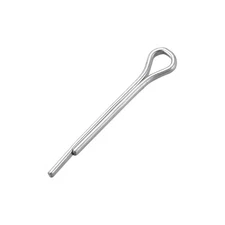 Split Cotter Pin - 2.5mm x 16mm Carbon Steel 2-Prongs Silver Tone 50Pcs