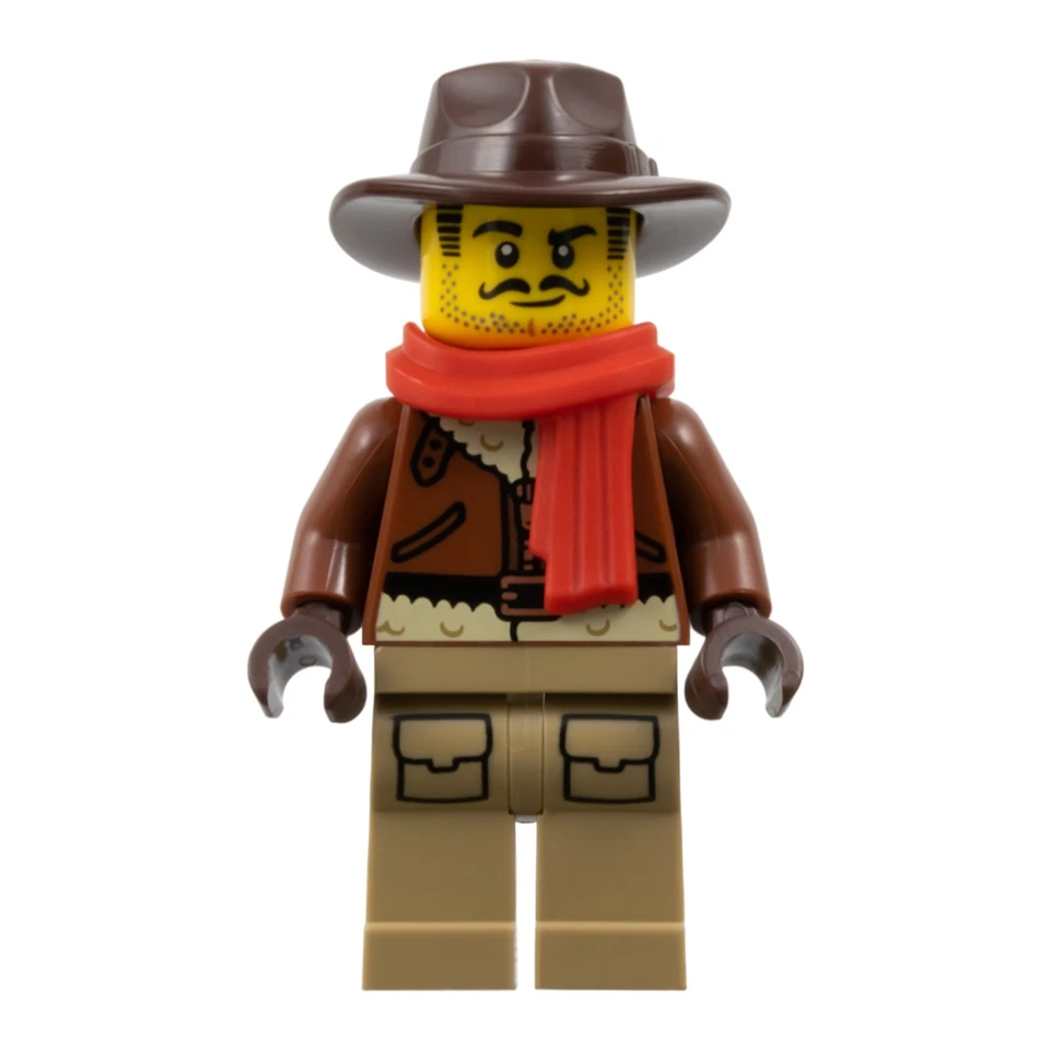 LEGO Minifigur Arctic Explorer - Male, Reddish Brown Fedora and Coat (cty1896) - Bild 1 von 1
