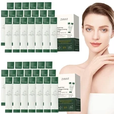 40 Pack Collagen Firming Face Mask，Wash-Free Firming Anti-Ageing Moisturi