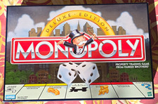 Parker Brothers Monopoly Deluxe Edition Board Game Finance 1998 Complete