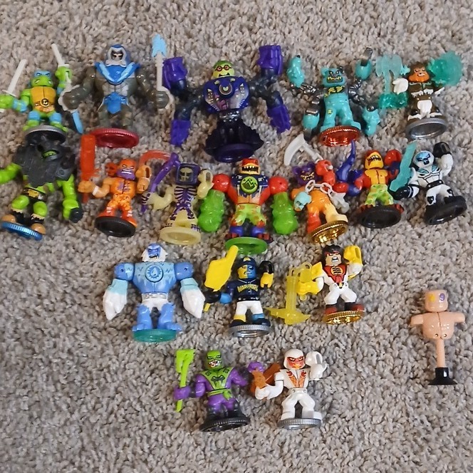 lots of akedo including fighting dummy.