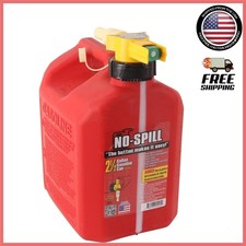 2.5 Gallon Spill-Proof Gas Can with Thumb Button Control and Fast Pouring Spout