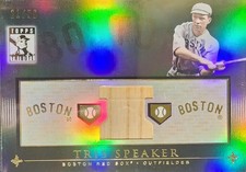 2010 Topps Tribute, Inkable Accolades, Tris Speaker, Game-Used Bat, 21/50