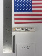 1 NEW M.A. FORD 1/8" SH CARBIDE BURR. SJ-42 60° INCLUDED ANGLE SINGLE CUT (H81)