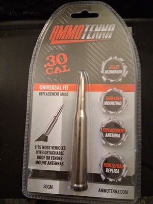 AMMOTENNA .30 Cal Bullet 4.25  Antenna Universal Fit Replacement Mast 30GCF