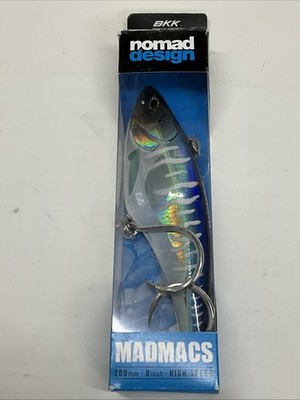 Nomad Madmacs 8'' Sinking High Speed Trolling Lure - 200 SM Spanish Mackerel
