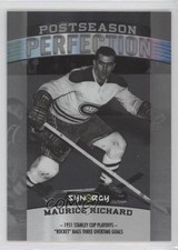2018-19 Upper Deck Synergy Postseason Perfection Maurice Richard #PS-4 HOF 4p5