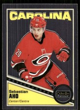 Sebastian Aho 2019-20 O-Pee-Chee Platinum #R-11 Hurricanes NHL READ FREE SHIP