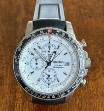 SEIKO Solar Chronograph V172-0AC0 Professional Men's Made In JAPAN