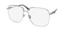 NEW VALENTINO VLX-171 EYEGLASSES SLV/BLK ITALY FULL-RIM 61-14-145 SILVER UNISEX