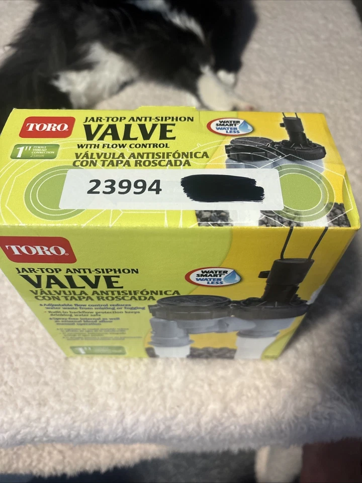 Sistema de rociadores Toro 53763 válvula antisifón tapa tarro con control de flujo, EZ-Flo Foto 2 de 4