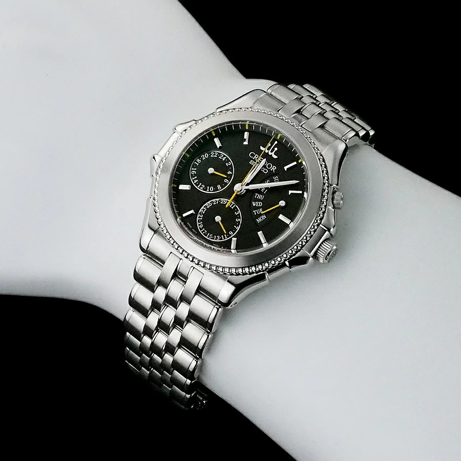 Seiko Credor Pacificique Retrograde 4S77-0A20 GZBG999 Used Wrist