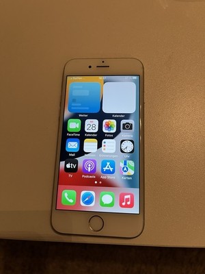Apple iPhone 6 S. 128 GB - In Silber- gebraucht