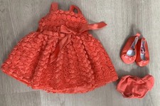 Bonnie & Pearl pink party dress full outfit excellent condition 